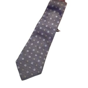 Tommy Hilfiger blue pattern silk tie